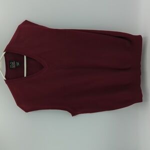 Jos. A. Bank Men's Red Sweater Vest Size L 100% Pima Cotton V Neck